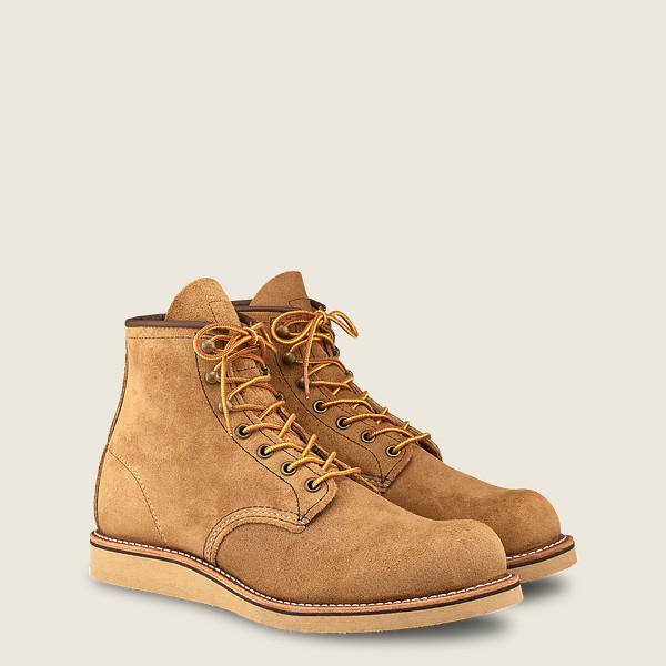 Botas Red Wing Heritage Hombre Naranjas - Rover - 6-Inch Muleskinner Cuero - 617-NAPOQL